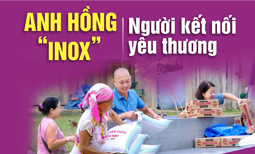 Anh Hồng "inox": Người kết nối yêu thương