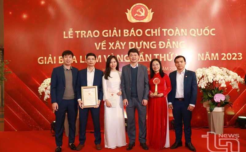 Báo Thái Nguyên đoạt giải C Giải báo chí toàn quốc về xây dựng Đảng
