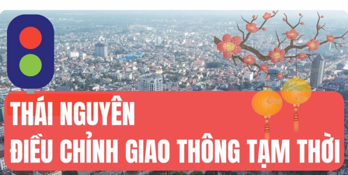 Thái Nguyên: Điều chỉnh tổ chức giao thông tạm thời tại phường Phan Đình Phùng
