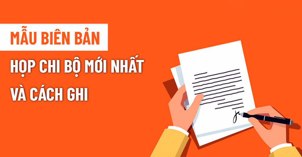 Hướng dẫn ghi biên bản các hội nghị ban chấp hành, ban thường vụ, thường trực tỉnh ủy, thành ủy, đảng ủy trực thuộc Trung ương và các cuộc họp đảng đoàn, ban cán sự đảng trực thuộc Trung ương
