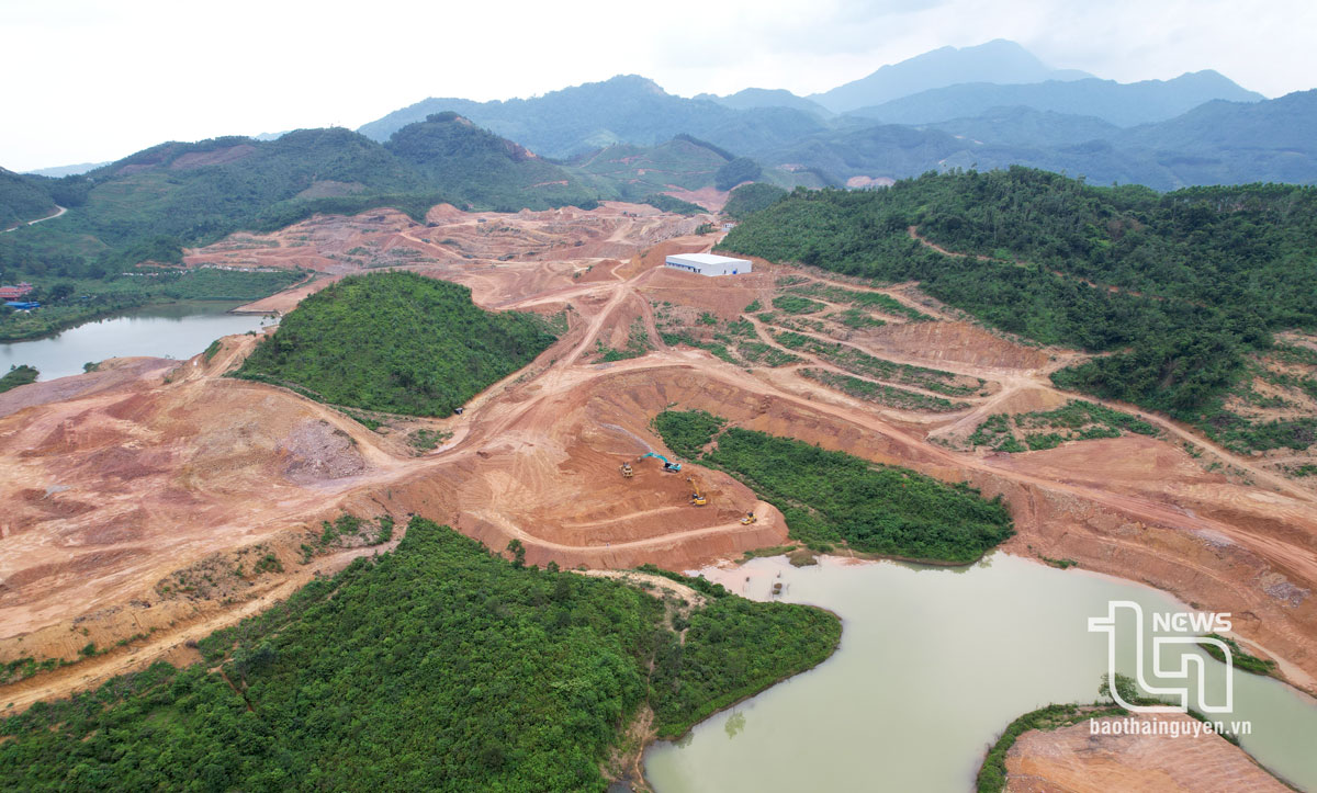 Sân gôn Glory tại khu vực hồ Suối Lạnh, xã Thành Công