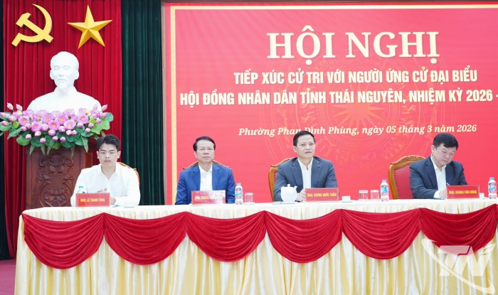 Các ứng cử viên đại biểu HĐND tỉnh Thái Nguyên tiếp xúc cử tri tại nhiều địa phương