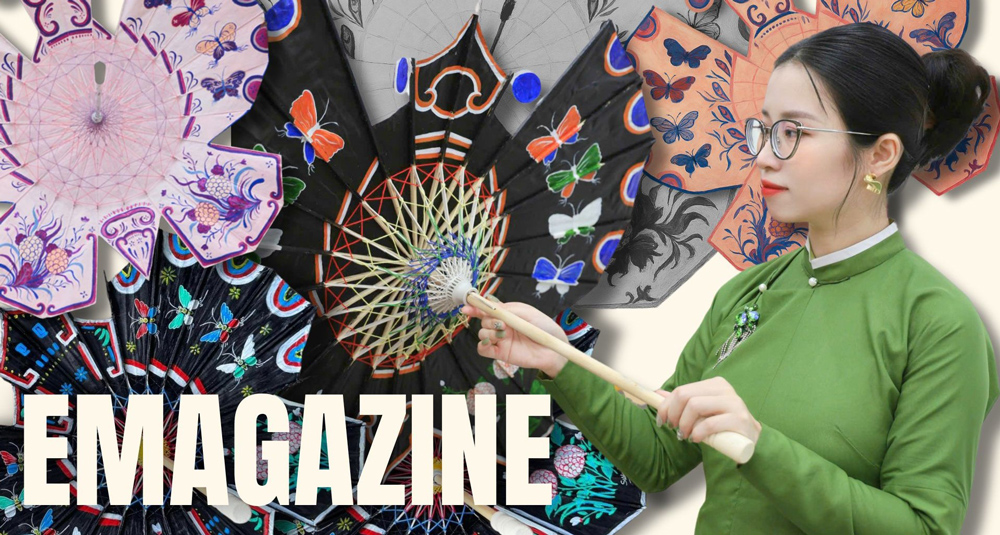 Hồi sinh 'Lọng bướm' - Tinh hoa thủ công Việt Nam