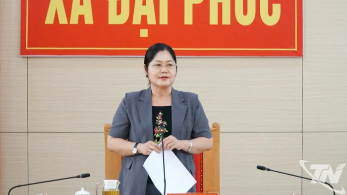 Ủy ban Kiểm tra Tỉnh ủy Thái Nguyên giám sát chuyên đề tại xã Đại Phúc