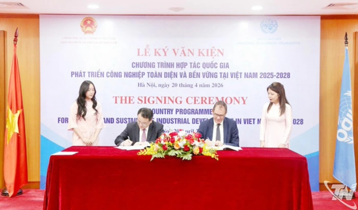 Việt Nam và UNIDO ký kết Chương trình hợp tác quốc gia thúc đẩy công nghiệp xanh