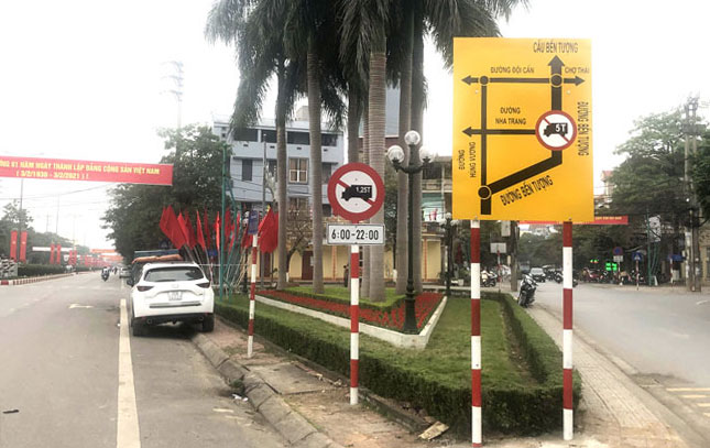 Phương án tổ chức giao thông một số tuyến đường, phố tại TP. Thái Nguyên