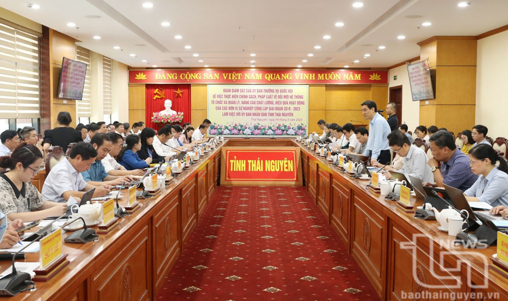 Thái Nguyên là một tỉnh đi đầu trong sắp xếp đơn vị hành chính, sự nghiệp công lập