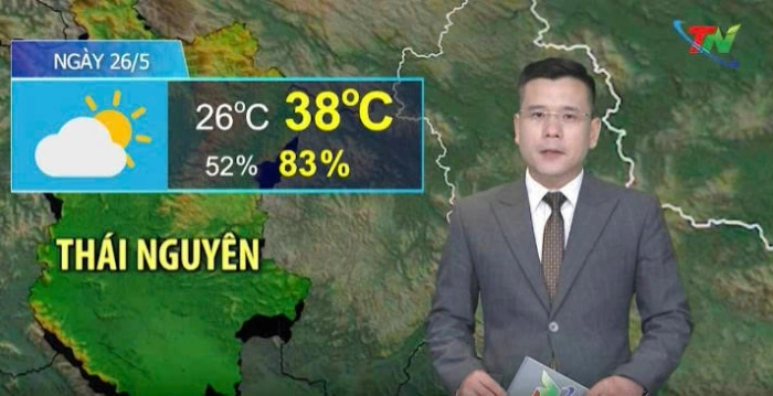 Dự báo thời tiết Thái Nguyên đêm 26-5 và ngày 27-5