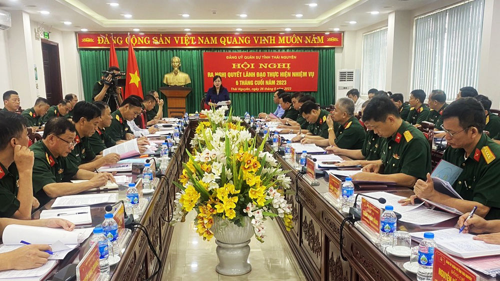 Thái Nguyên: Xây dựng lực lượng vũ trang có chất lượng, khả năng sẵn sàng chiến đấu cao