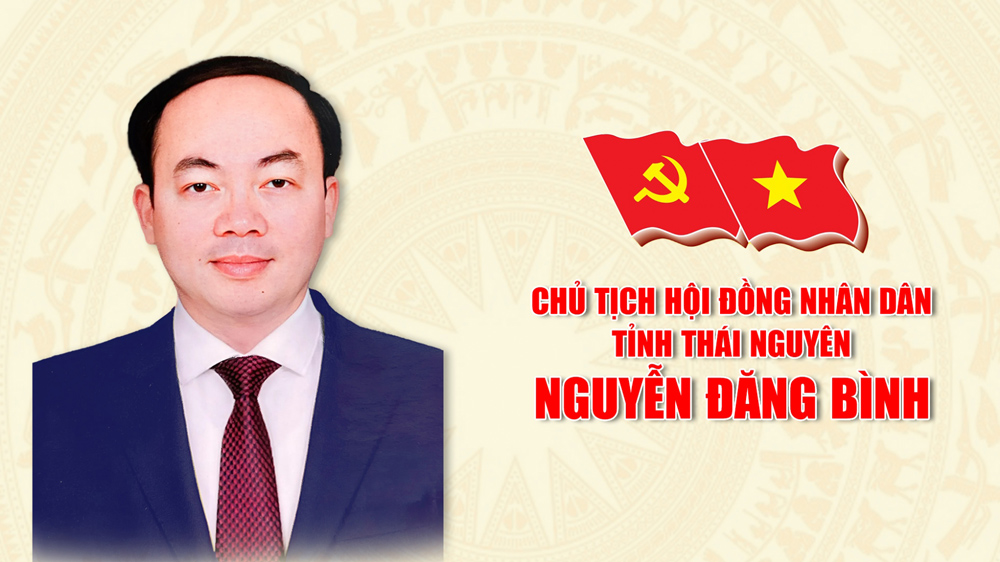 Tiểu sử Chủ tịch Hội đồng nhân dân tỉnh Thái Nguyên Nguyễn Đăng Bình