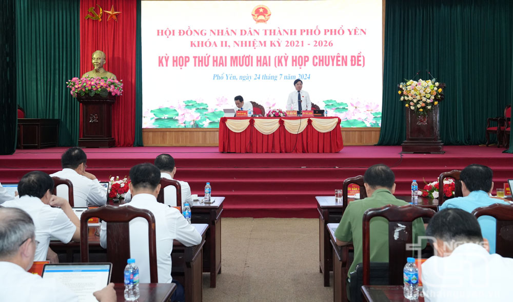 HĐND TP. Phổ Yên: Thông qua 10 nghị quyết phát triển kinh tế - xã hội