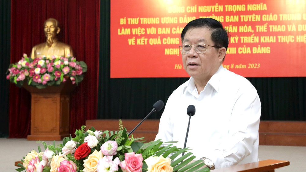 Đầu tư cho văn hóa là đầu tư cho sự phát triển bền vững