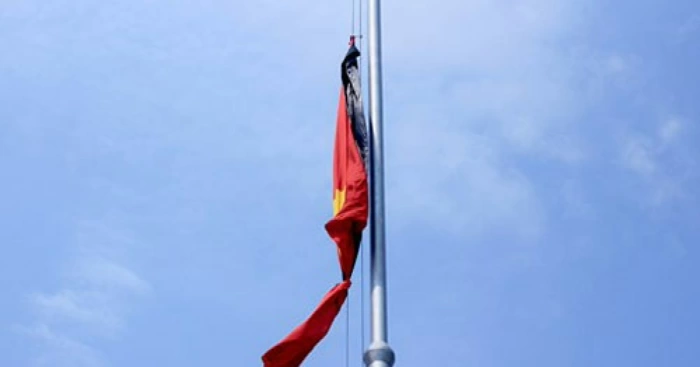 Thực hiện nghi thức Quốc tang Chủ tịch Quốc hội nước Cộng hòa Dân chủ nhân dân Lào tại Thái Nguyên