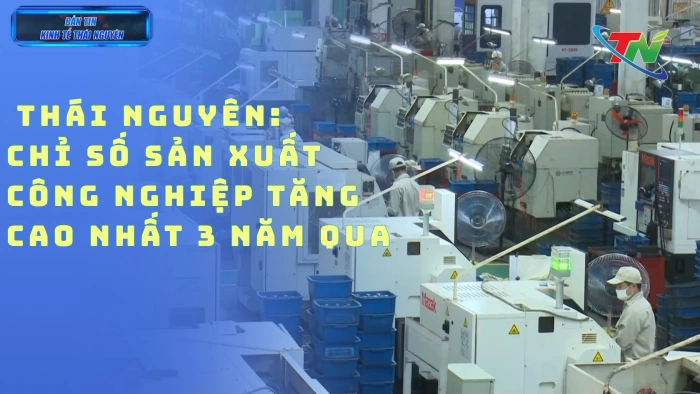 Bản tin Kinh tế Thái Nguyên tuần 2, tháng 9/2025: Chỉ số sản xuất công nghiệp tỉnh Thái Nguyên tăng cao nhất 3 năm qua