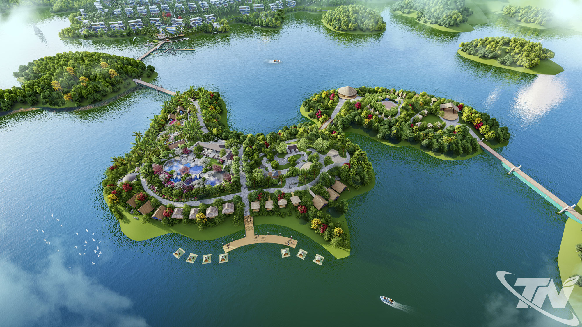 Khu du lịch nghỉ dưỡng quốc tế 5 sao hồ Núi Cốc