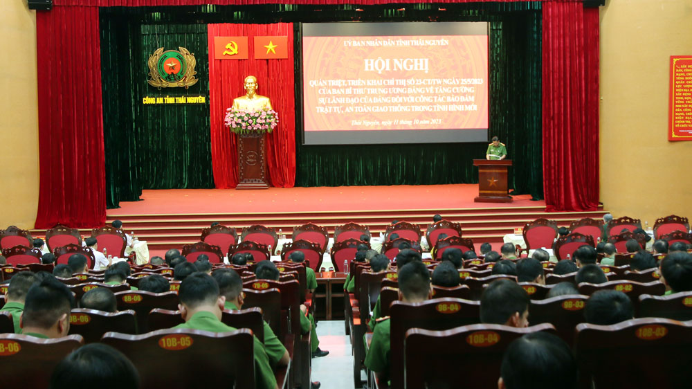 Bảo đảm an ninh trật tự, an toàn giao thông trong tình hình mới