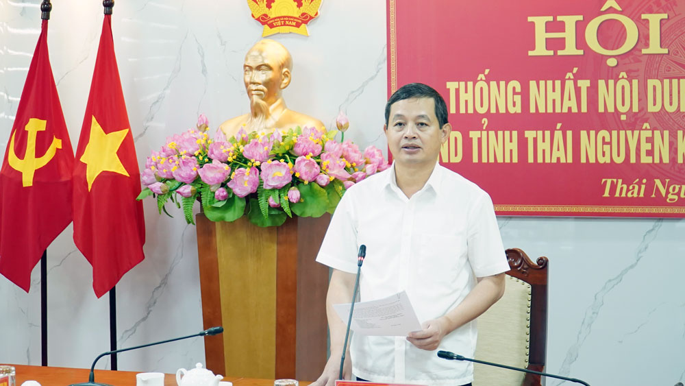 Thống nhất nội dung Kỳ họp thứ 16 của HĐND tỉnh