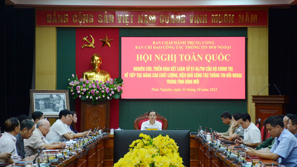 Tiếp tục nâng cao chất lượng, hiệu quả thông tin đối ngoại