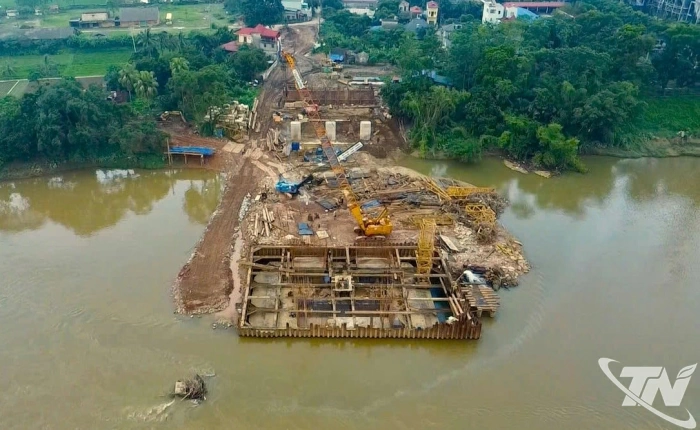 Đẩy nhanh tiến độ thi công cầu Quang Vinh 1 và 2