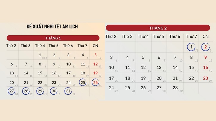 Lịch nghỉ lễ Quốc khánh và dịp 30/4 - 1/5 năm 2025