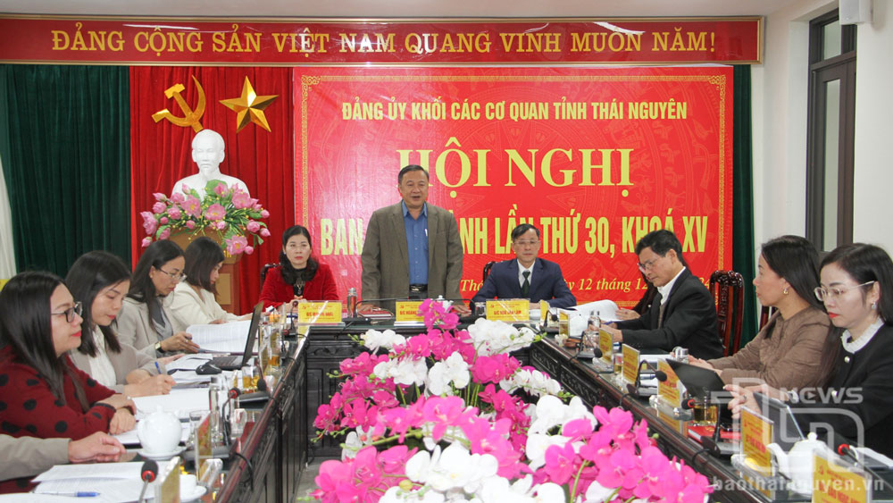 Đảng ủy Khối các cơ quan tỉnh: Lãnh đạo, chỉ đạo thực hiện tốt các nhiệm vụ chính trị