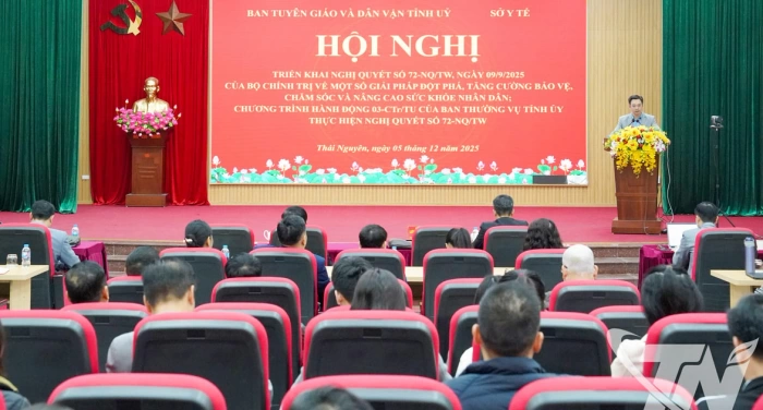 Thái Nguyên triển khai các giải pháp đột phá về bảo vệ và nâng cao sức khỏe nhân dân