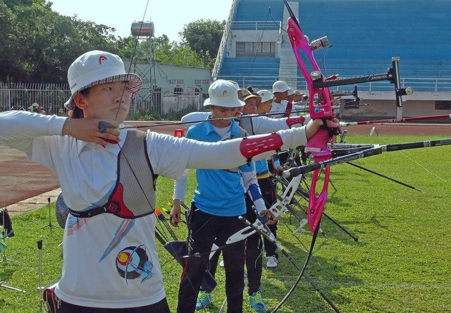 Giải bắn cung Đại hội TDTT đồng bằng sông Cửu Long năm 2015