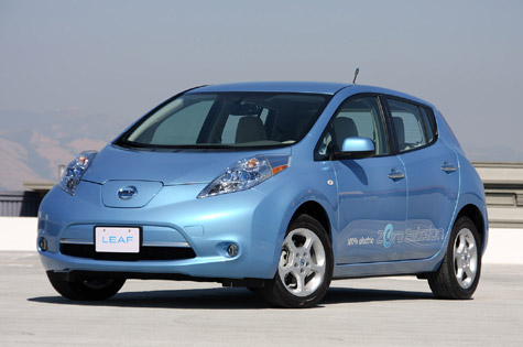 Lần đầu tiên Nissan Leaf giật giải “Xe châu Âu 2011"
