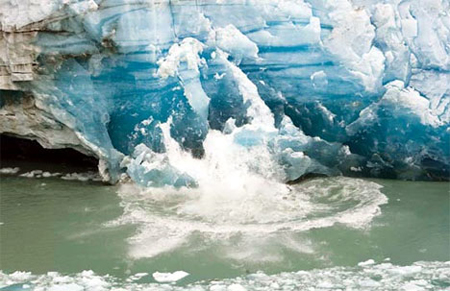 Băng vỡ gây sóng thần tại Peru