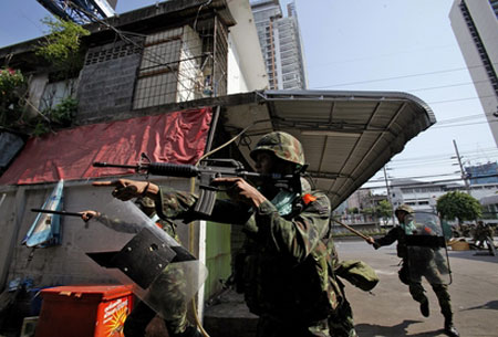 Giao tranh tại Thái Lan tiếp tục gia tăng