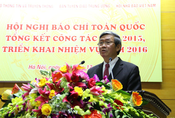 Hội nghị báo chí toàn quốc: Triển khai nhiệm vụ công tác năm 2016