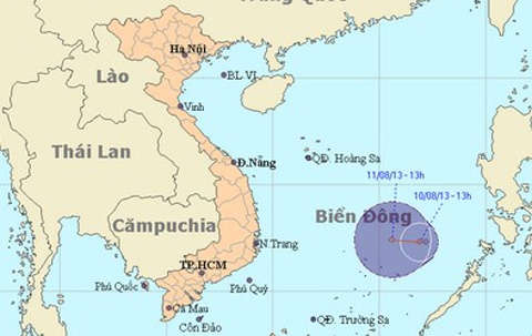 Tin Áp thấp nhiệt đới trên biển đông