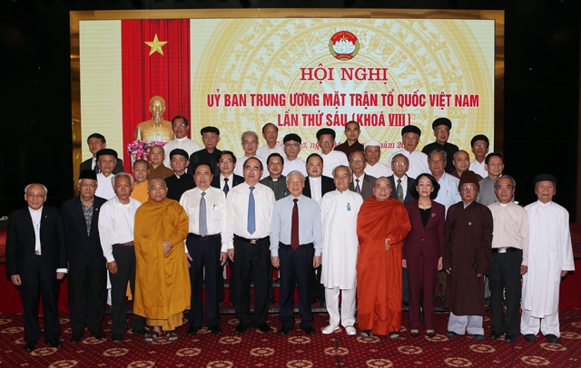 Tổng Bí thư Nguyễn Phú Trọng dự Hội nghị Ủy ban T.Ư MTTQ Việt Nam lần thứ sáu