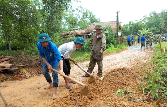 Góp sức trẻ xây dựng quê hương