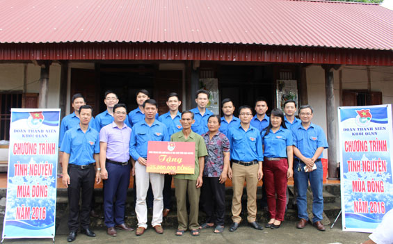 Hỗ trợ xây sửa nhà, cho gia đình chính sách, hộ nghèo