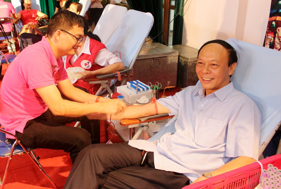 Thu được 443 đơn vị máu trong ngày Hội hiến máu