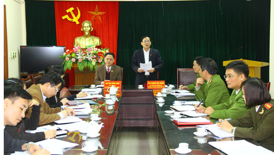 Đảm bảo an ninh trật tự trên địa bàn