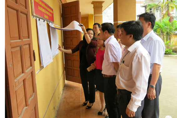 Tăng cường công tác kiểm tra, giám sát việc chuẩn bị bầu cử