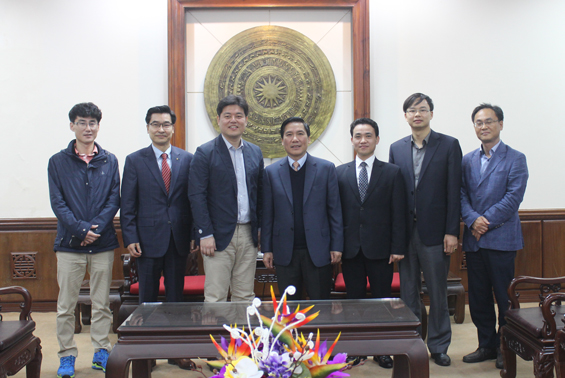 Lãnh đạo UBND tỉnh làm việc với Quỹ Nonghyup Hàn Quốc