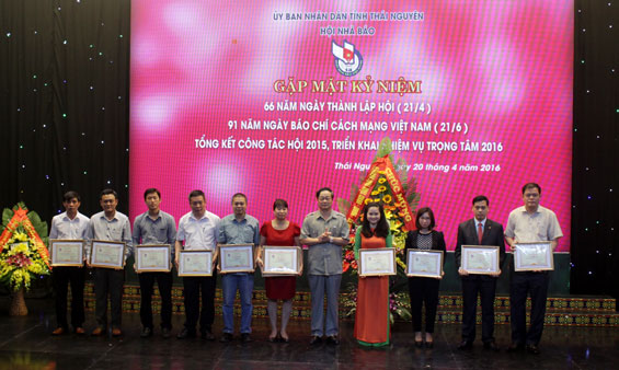 Gặp mặt kỷ niệm 66 năm Ngày thành lập Hội Nhà báo Việt Nam