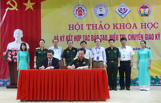Ký kết hợp tác với Bệnh viện Trung ương Quân đội 108
