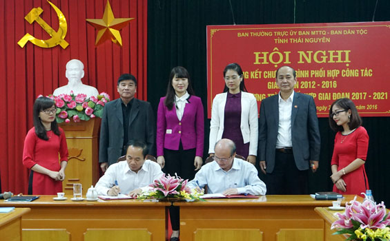 Ký kết Chương trình phối hợp công tác giai đoạn 2017-2021