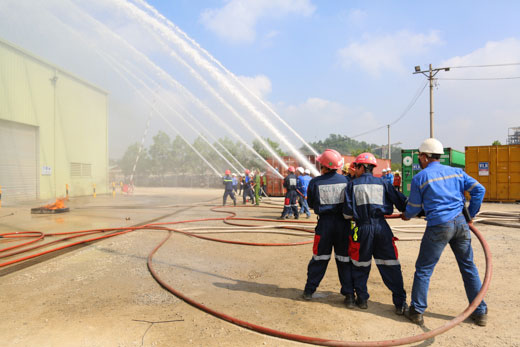Thực tập phương án chữa cháy tại Công ty khai thác và chế biến khoáng sản Núi Pháo