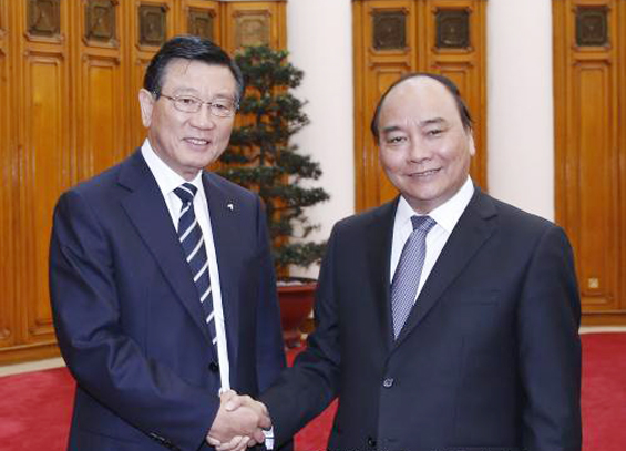Thủ tướng tiếp Chủ tịch Tập đoàn Kumho Asiana