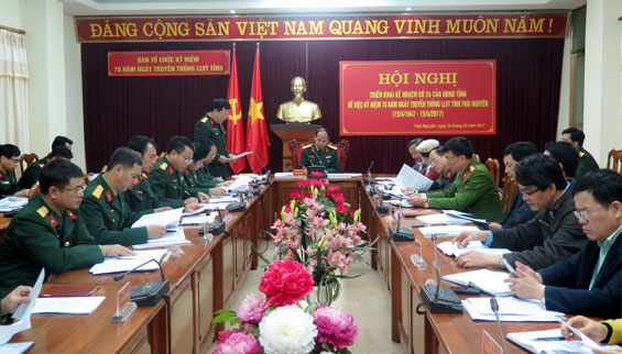 Triển khai các hoạt động Kỷ niệm 70 năm Ngày truyền thống LLVT tỉnh