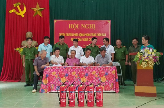 Định Hóa: Phát động phong trào toàn dân phòng cháy chữa cháy