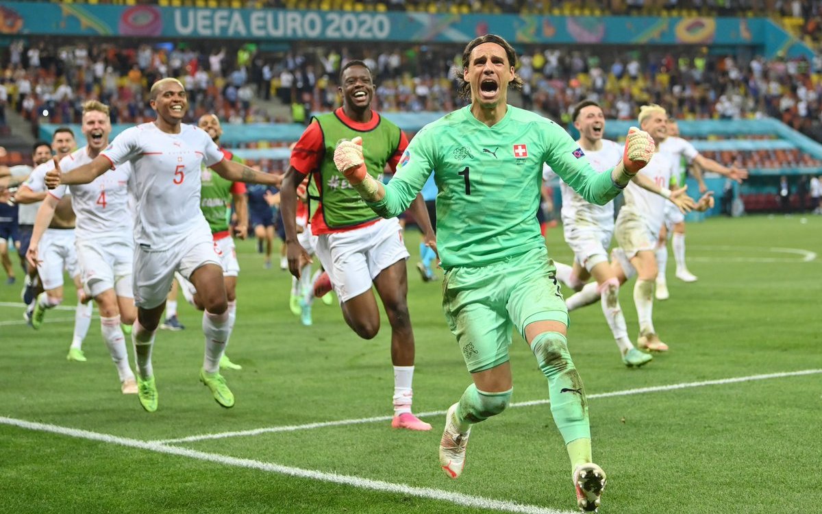 Thắng kịch tính luân lưu, Thụy Sĩ loại Pháp tiến vào tứ kết Euro 2020