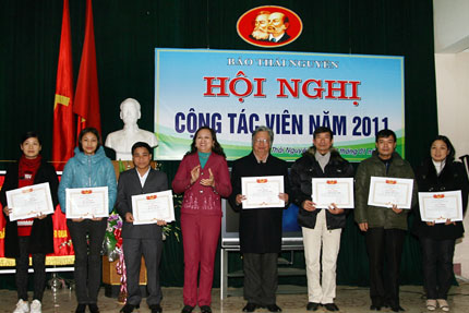 Báo Thái Nguyên: Hội nghị cộng tác viên năm 2011