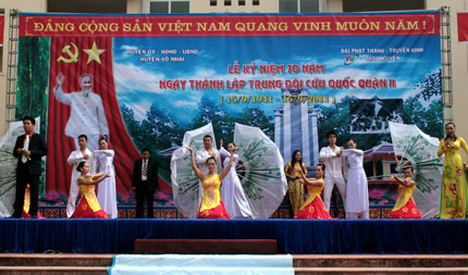 Kỷ niệm 70 năm Ngày thành lập Trung đội Cứu Quốc quân II