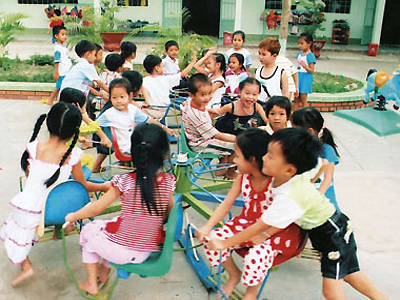 Không dạy trước chương trình lớp 1 cho trẻ mầm non